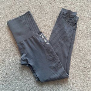 Gymshark Gray DRY High Waisted Seamless Leggings Size Small